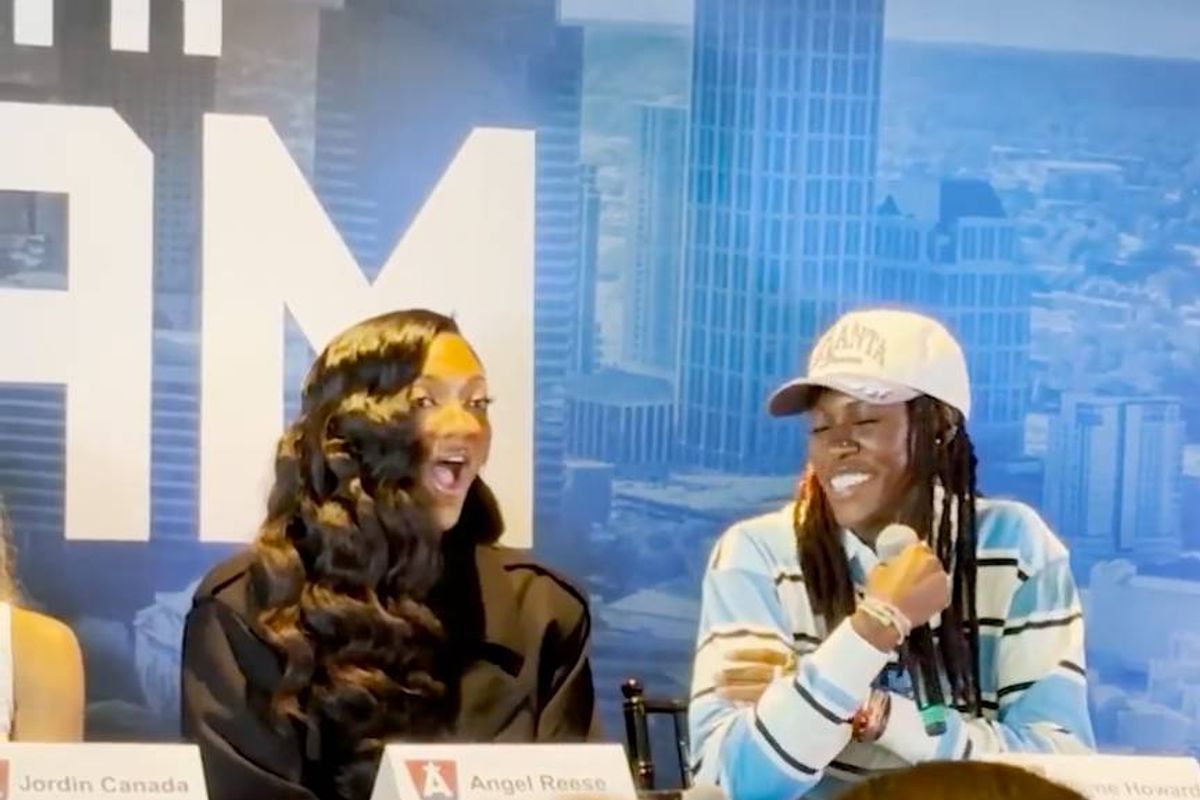 Angel Reese was roasted by her new teammates