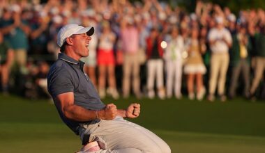 Rory McIlroy's emotions pour out after he finally overcomes his demons to win The Masters