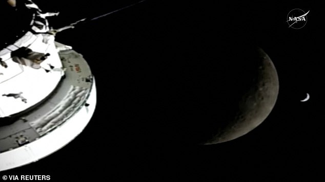 Artemis II's Orion space capsule approached the moon on Monday, April 6 for its lunar flyby