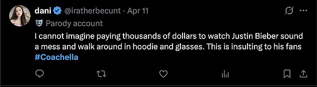 However he stuck mostly to a set that had fans posting online with a reaction of mingled disappointment and derision