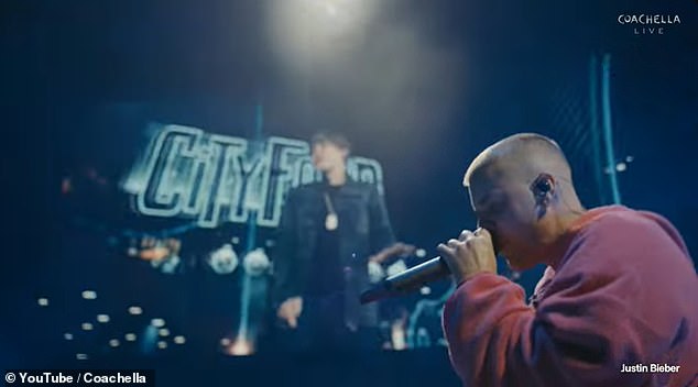 Ahead of the event, many had shared their desperation to hear Bieber play some of his old hits, but these were only played in snippets as he sang along to YouTube clips
