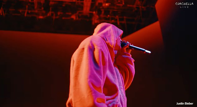 Festival goers were so excited to see the headliner perform that the whole event had been dubbed 'Bieberchella' among fans, who couldn't wait to see his stage return