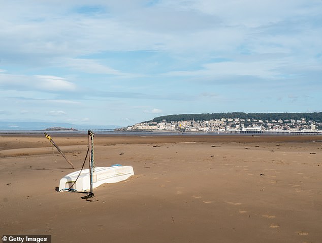 Uphill Beach, looking out at Weston-super-Mare and Worlebury Hill, is not highly rated