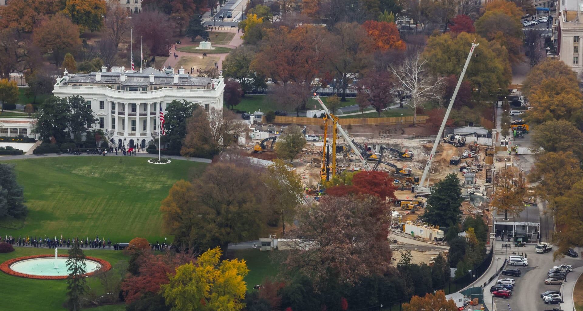 Judge blocks Trump's White House ballroom above-ground construction