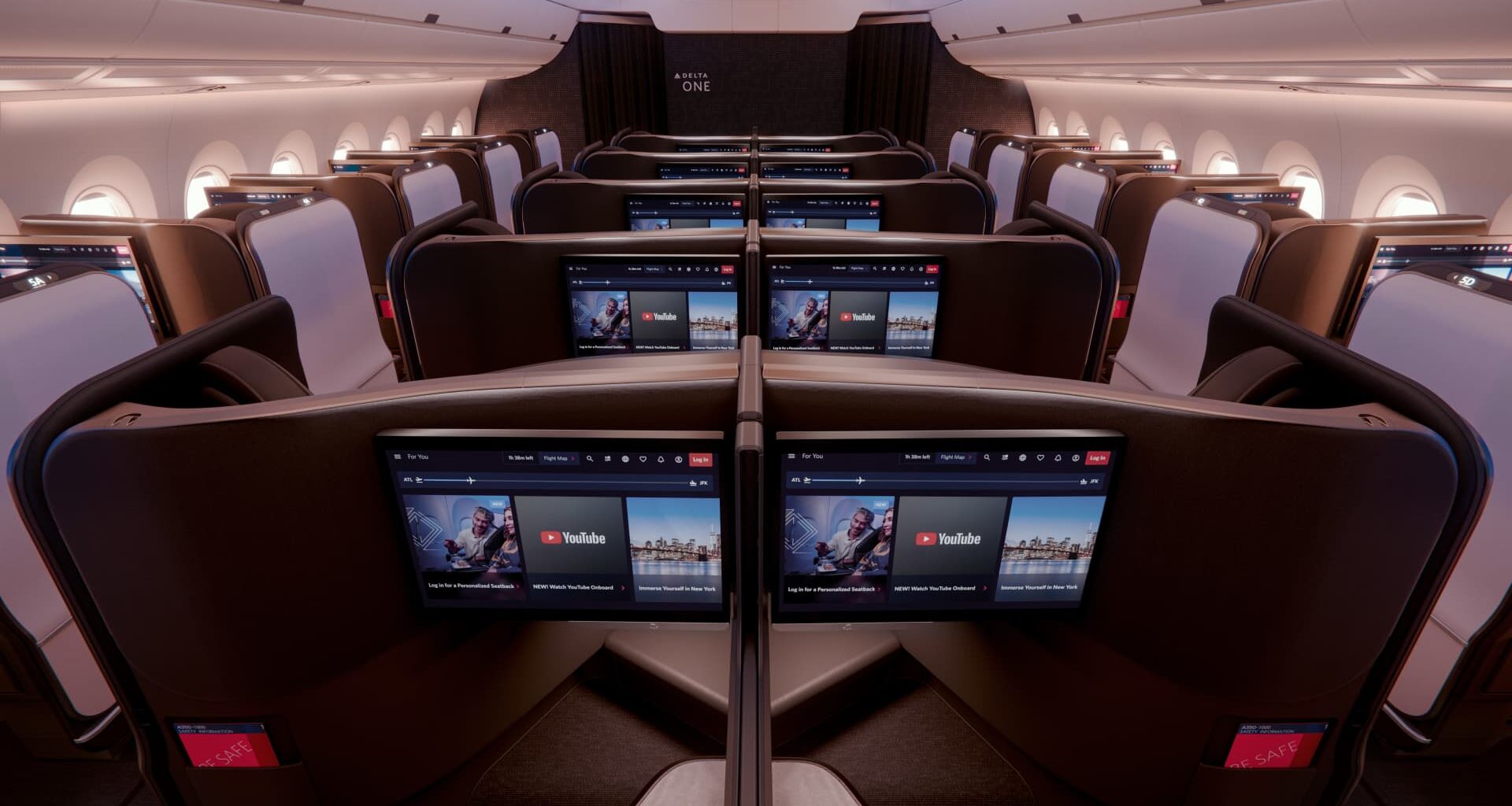 Delta unveils first new Delta One suite in premium cabin arms race