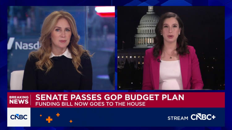 Senate passes GOP budget plan