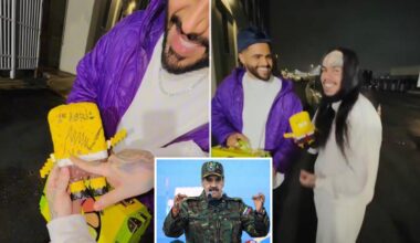 Rapper Tekashi 6ix9ine brags that Maduro signed his SpongeBob toy in infamous NYC lockup