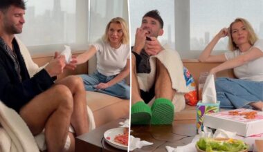 Carl Radke and Lindsay Hubbard reunite for Uber Eats