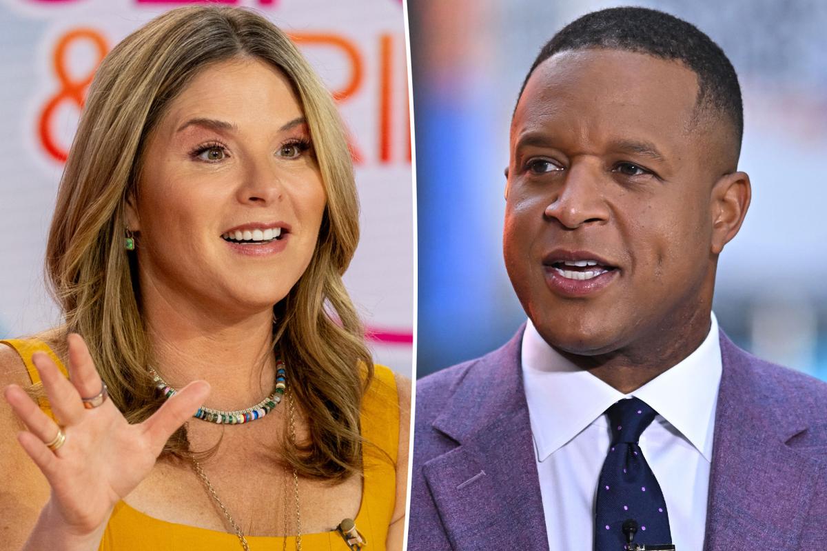 Craig Melvin accidentally reveals Jenna Bush Hager's career pivot during live 'Today' show