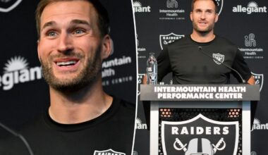 Raiders QB Kirk Cousins eager to work with Fernando Mendoza