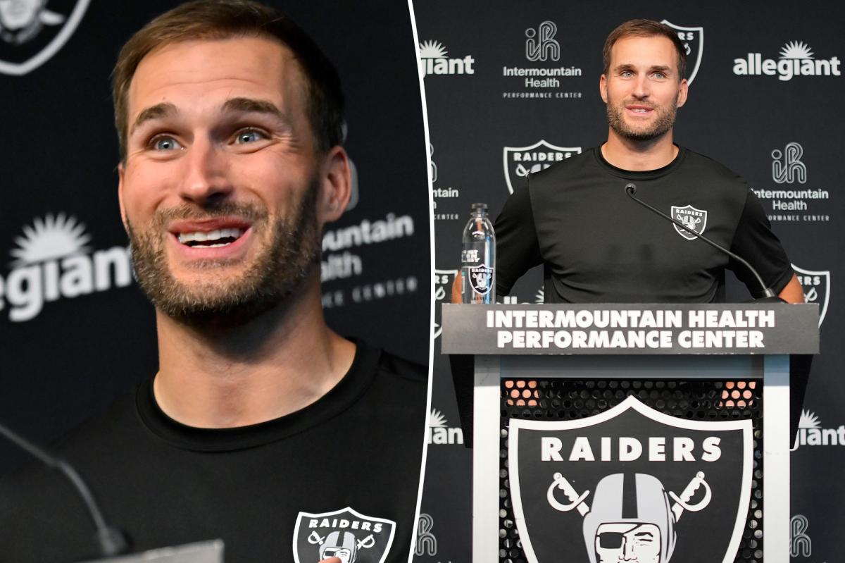 Raiders QB Kirk Cousins eager to work with Fernando Mendoza
