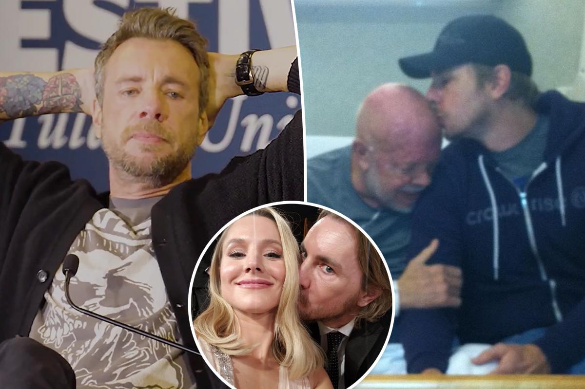 Dax Shepard cries over Kristen Bell showing up to his dad's deathbed