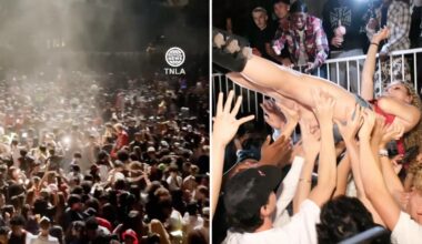 Insane ‘Project X’ style house party spirals out of control – as kids crowdsurf and a goat is passed around