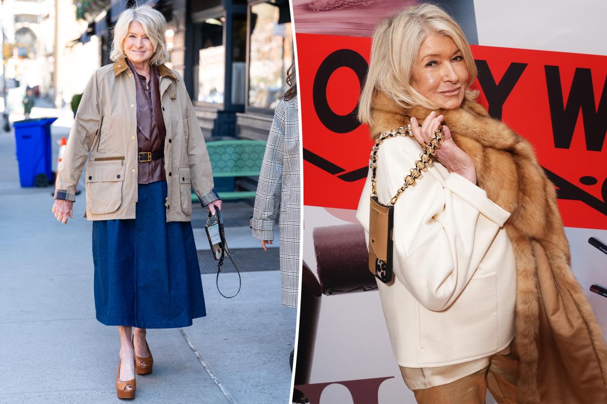Martha Stewart prefers Bandolier crossbody phone cases to purses