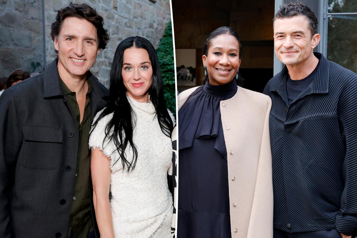 Katy Perry, Justin Trudeau chance run-in with singer's ex Orlando Bloom during date night