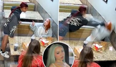 Ice Spice slapped by customer at LA McDonald's in shocking video