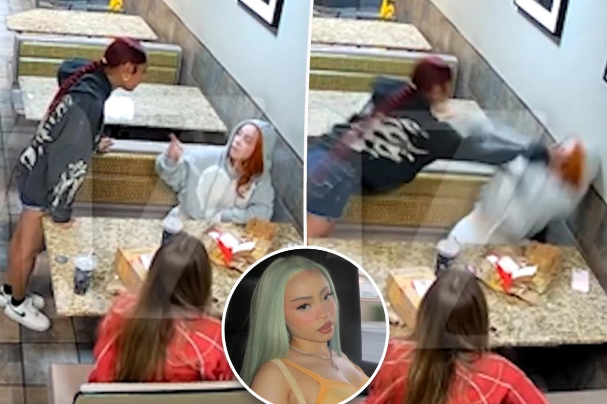 Ice Spice slapped by customer at LA McDonald's in shocking video