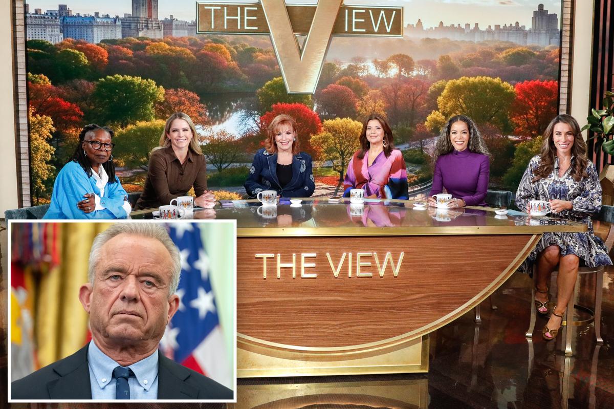 ‘The View’ hosts blast RFK Jr’s leadership as Joy Behar says policies are 'trying to kill us’