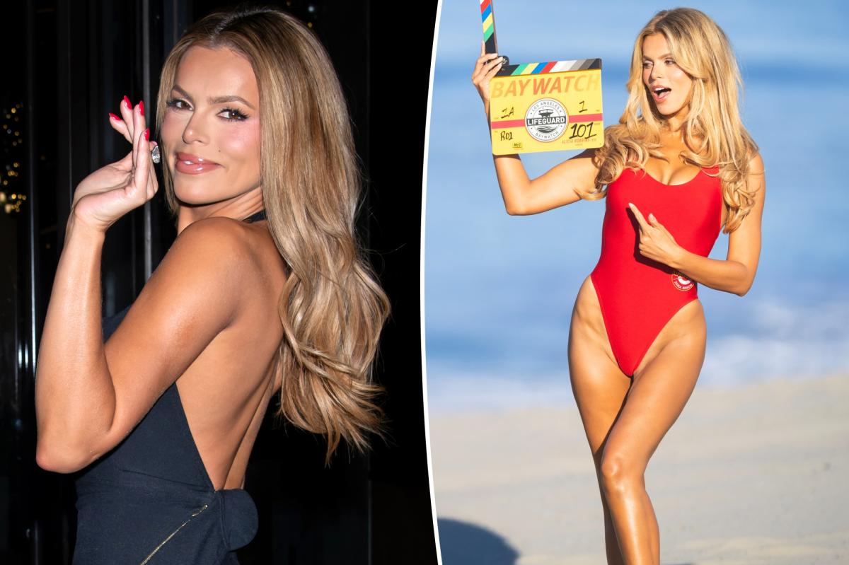 Brooks Nader recalls trying on iconic red ‘Baywatch’ swimsuit