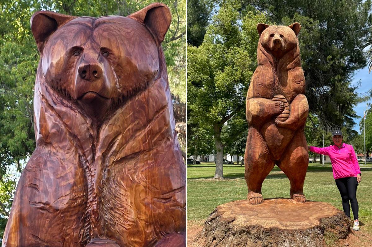 Central California's lumbering wood statue needs a name
