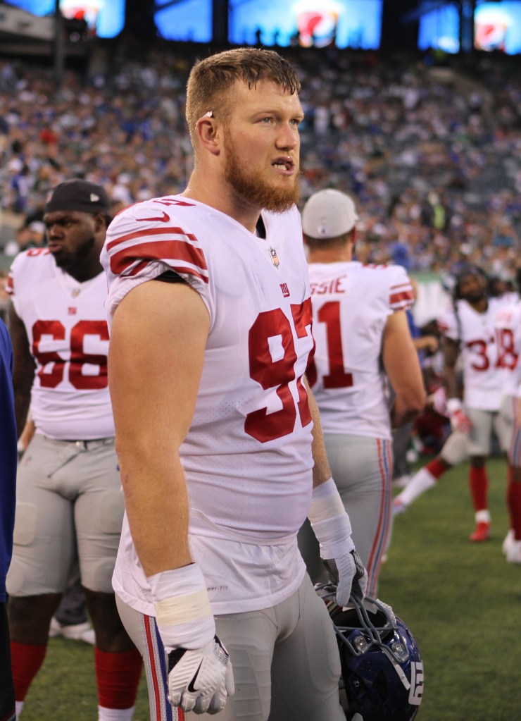 Josh Mauro during preseason game