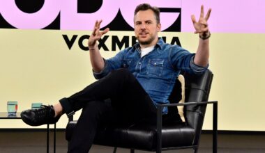 Mike Krieger, co-founder, Artifact speaks onstage during Vox Media's 2023 Code Conference