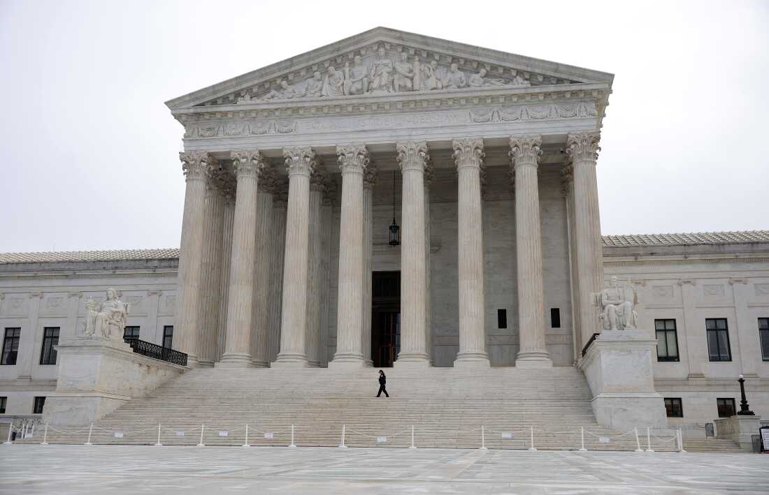 The U.S. Supreme Court is seen on March 4 in Washington, D.C.