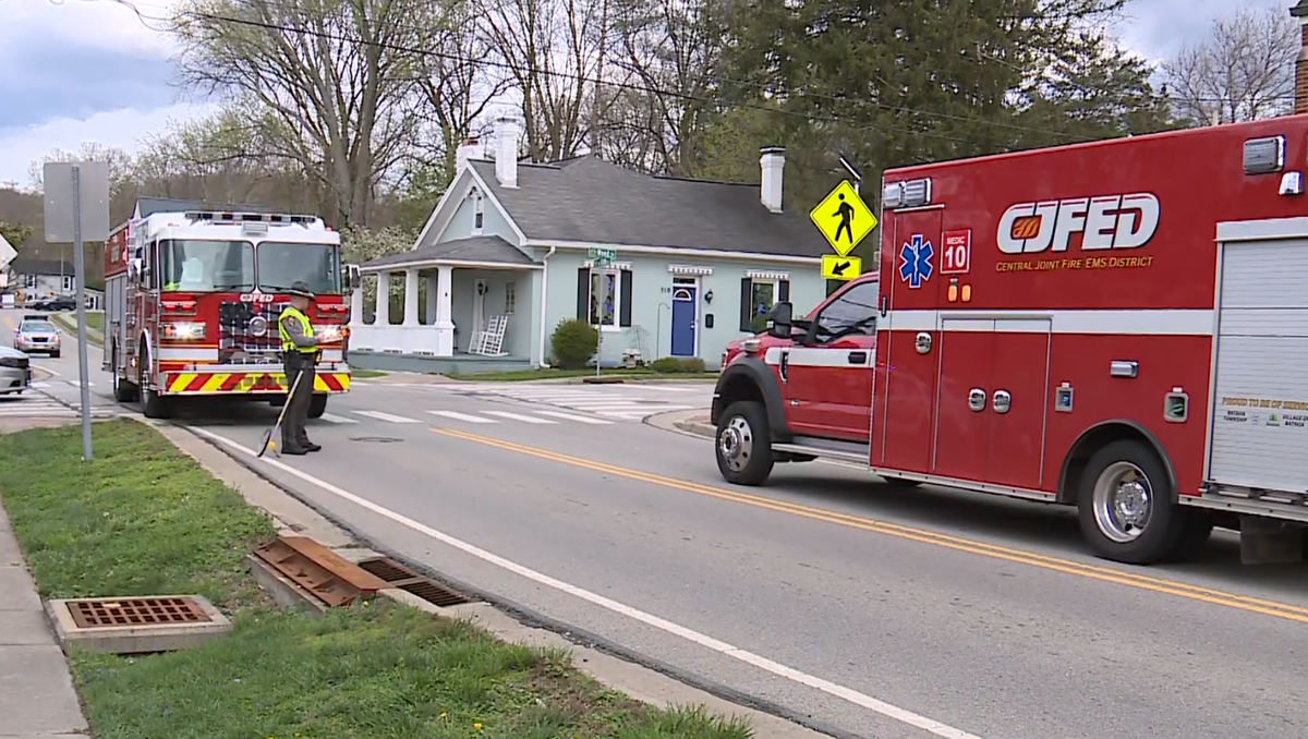 One hospitalized after crash involving fire truck, SUV in Batavia