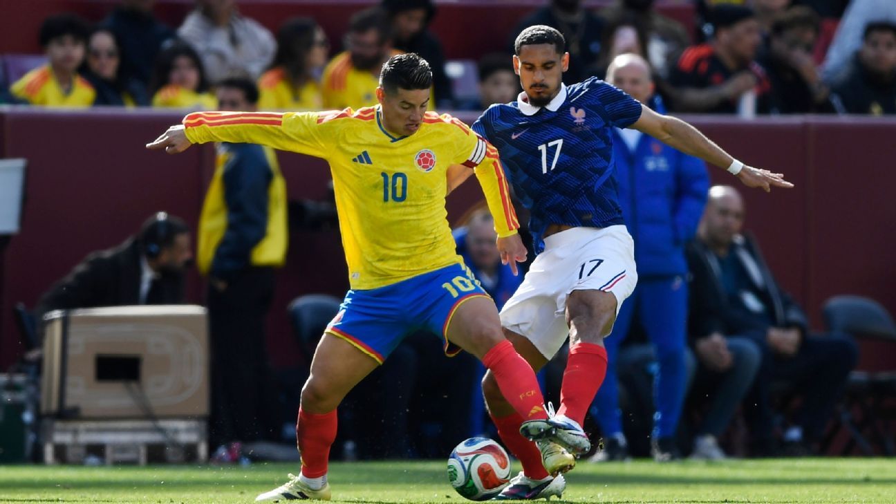 James Rodríguez hospitalized with dehydration after Colombia game