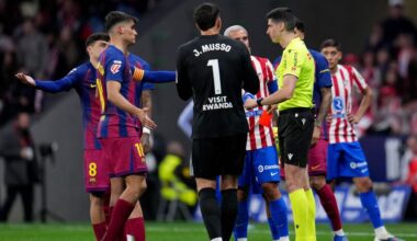 Atlético Madrid rue VAR 'mistake' to overturn Barcelona red card