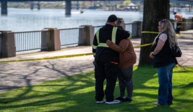 2 found dead in Willamette River after high-speed Portland crash