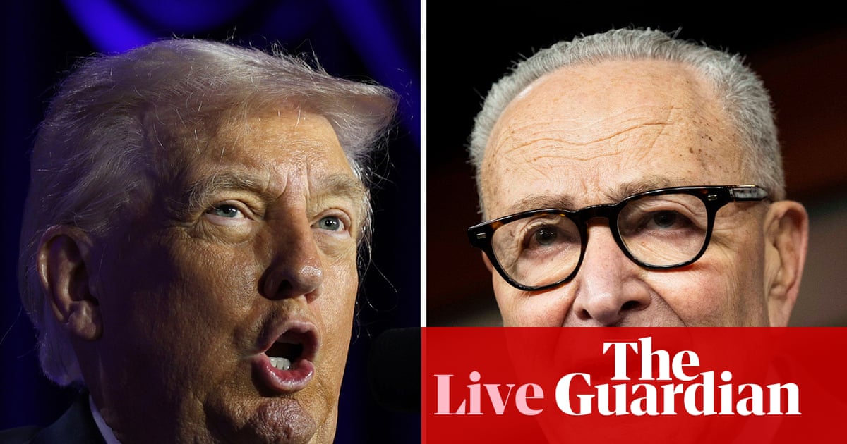 Top Democrat calls Trump ‘extremely sick person’ after president posts death threats against Iran – live | Trump administration
