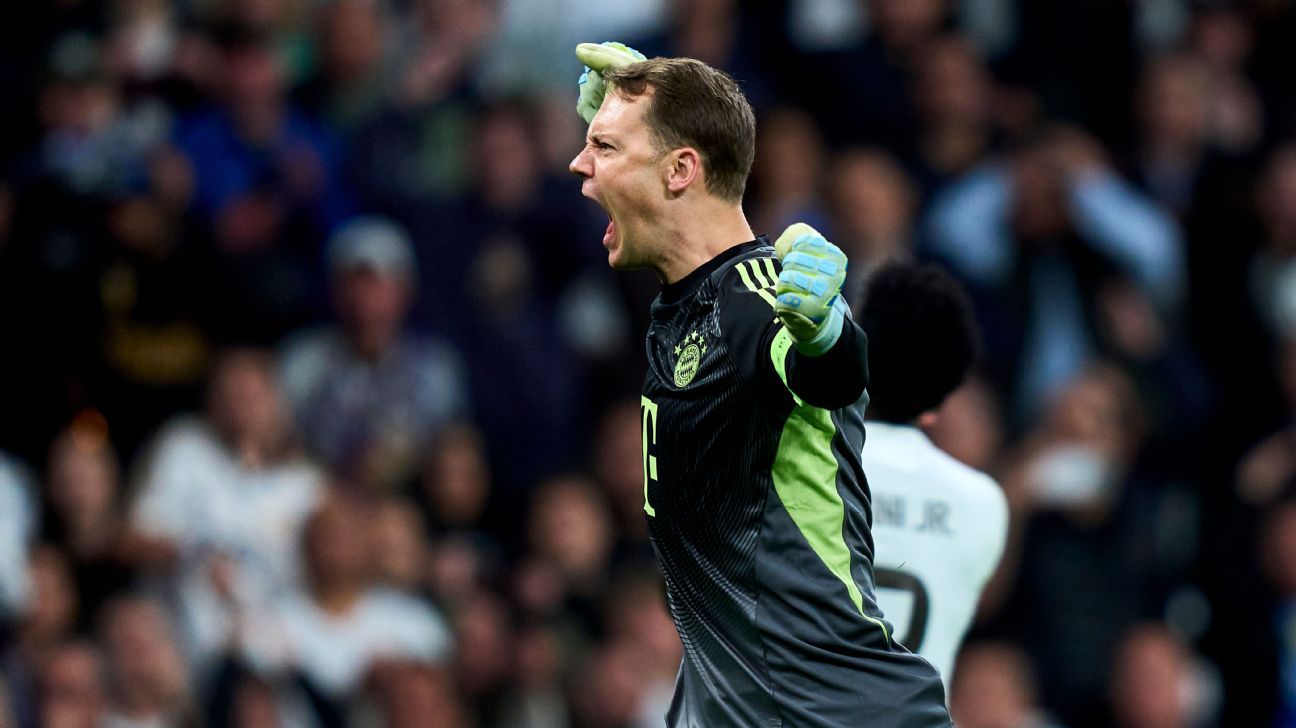 Bayern Munich's Neuer has MVP night in win over Real Madrid