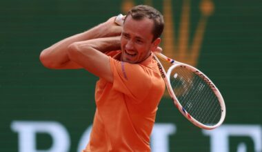 Medvedev smashes racket during double bagel loss to Berrettini