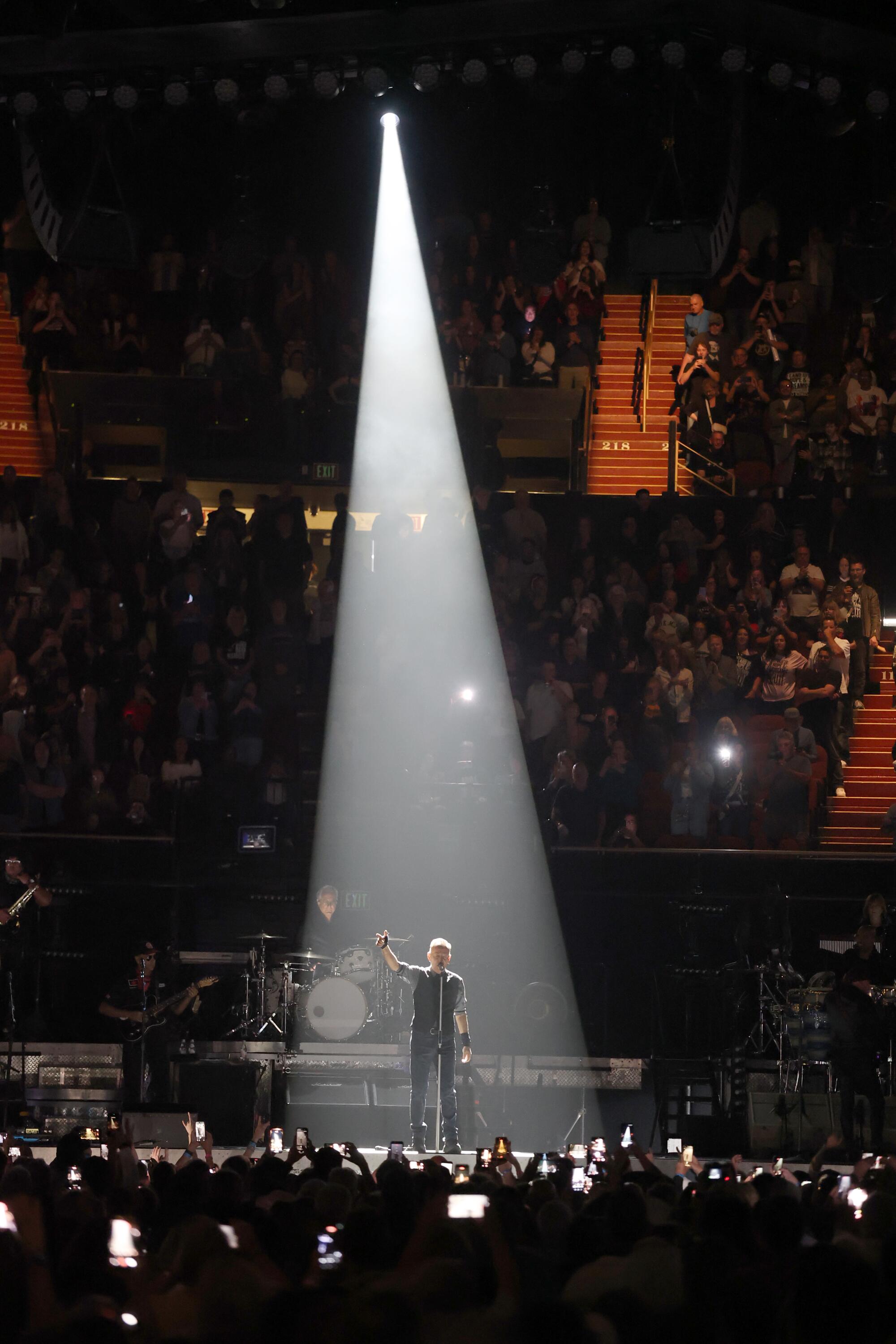 Tuesday's show was the first of two this week at the Forum.