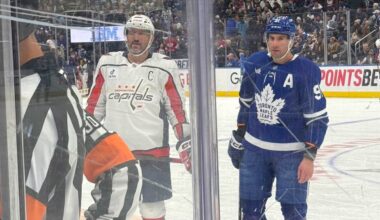 Caps beat Leafs 4-0 as Logan Thompson closes out a shutout for once