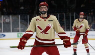 Bruins sign Boston College star James Hagens to 3-year deal