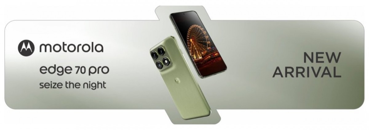 Here's the Motorola Edge 70 Pro in leaked marketing materials