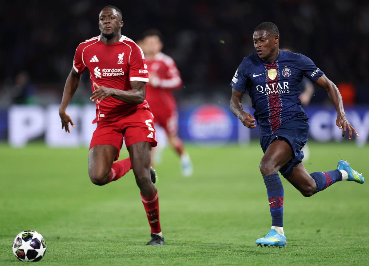Konate and Liverpool lost to PSG on Wednesday