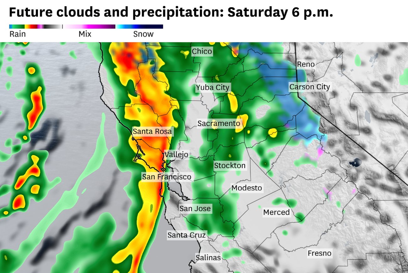 Vigorous squall line could bring downpours, severe winds to Bay Area