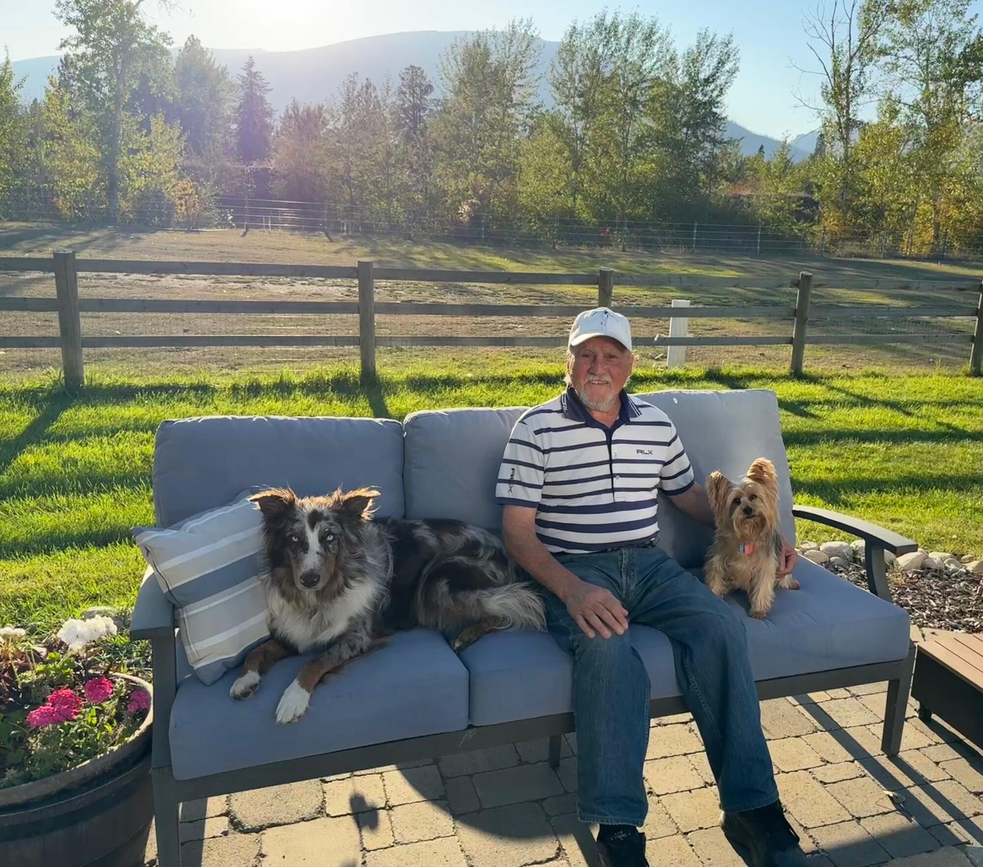 Legendary Kings goaltender Rogie Vachon at home in Montana.
