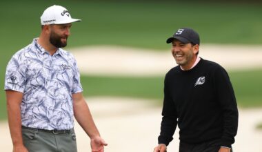 Frustrated Sergio Garcia breaks driver on No. 2 tee box