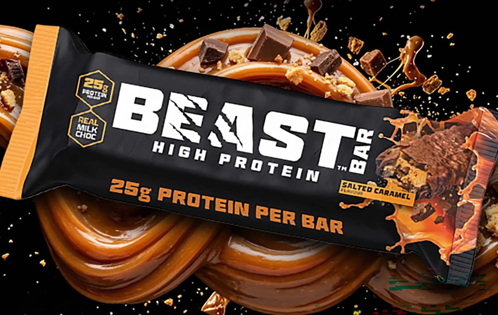 Eddie Hall's Beast Protein Bar with real chocolate and 25g protein