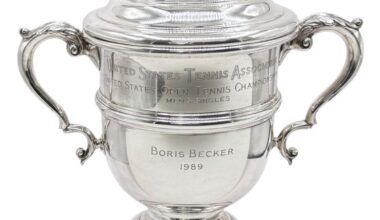 Boris Becker's 1989 US Open singles trophy sells for $357K