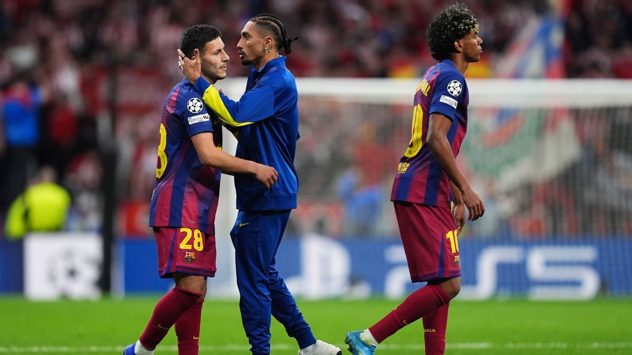 Raphinha blasts refereeing as Barcelona crash out of UCL