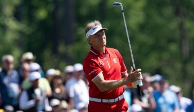 Bernhard Langer, 68, breaks age to share Senior PGA Championship lead