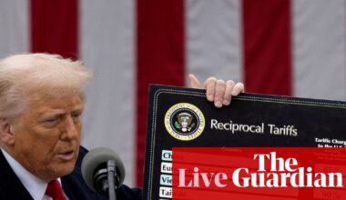 Trump administration launches tariff refund system as first step in paying back billions – US politics live | US politics