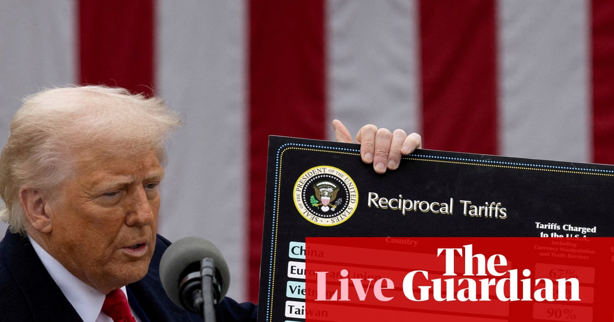 Trump administration launches tariff refund system as first step in paying back billions – US politics live | US politics