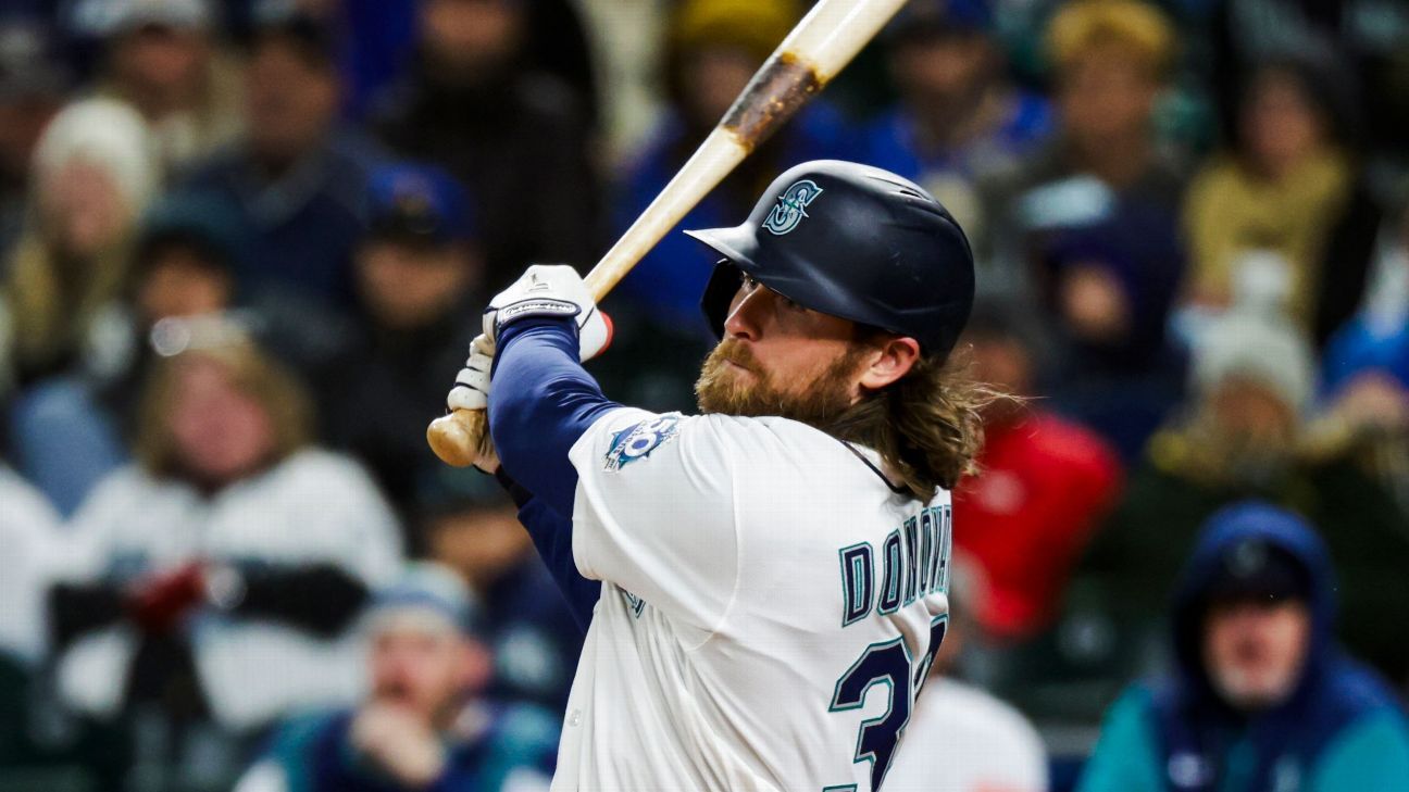 Mariners put Brendan Donovan on 10-day IL, add Will Wilson