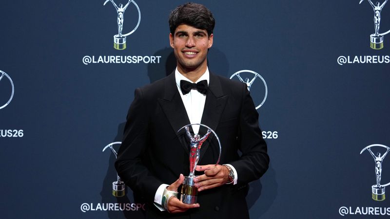 Laureus World Sports Awards: Tennis dominates as Carlos Alcaraz and Aryna Sabalenka win World Sportsman and Sportswoman of the Year